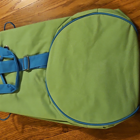 Trinidad & Tobago  Green Drawstring Bag New Fish Tropical Backpack - Picture 5 of 8